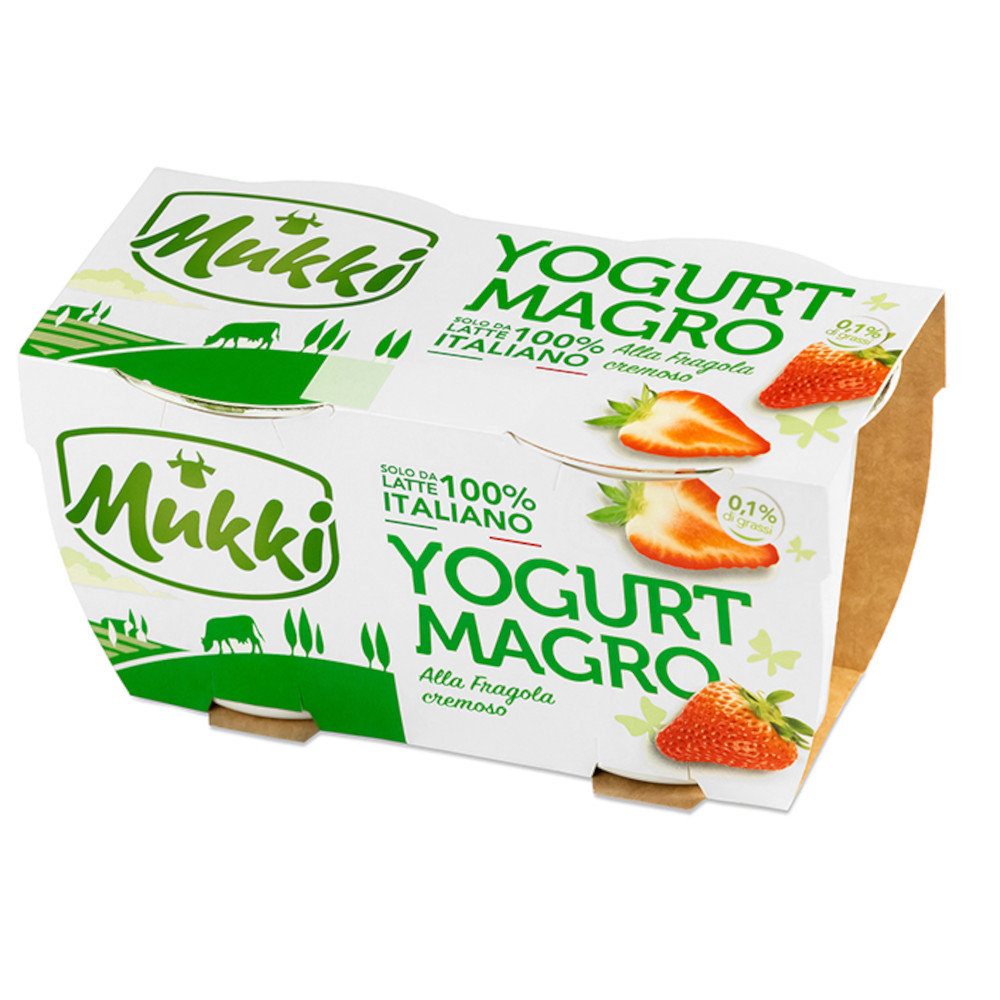 Yogurt magro Fragola - Mukki